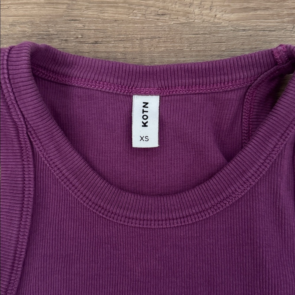 KOTN Racer Tank Purple Small - Picture 4 of 5